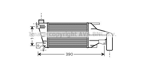 AVA QUALITY COOLING Välijäähdytin OL4417